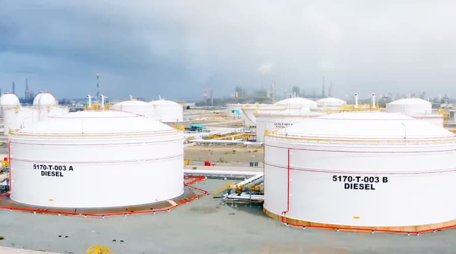 Lifting of 330 barrels of diesel from Refinery