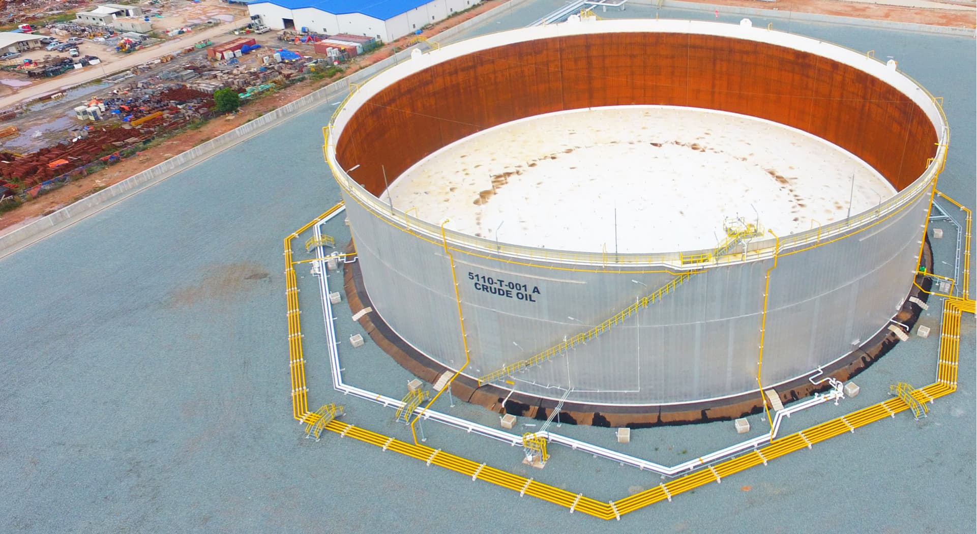 Biggest Crude  Storage Tank